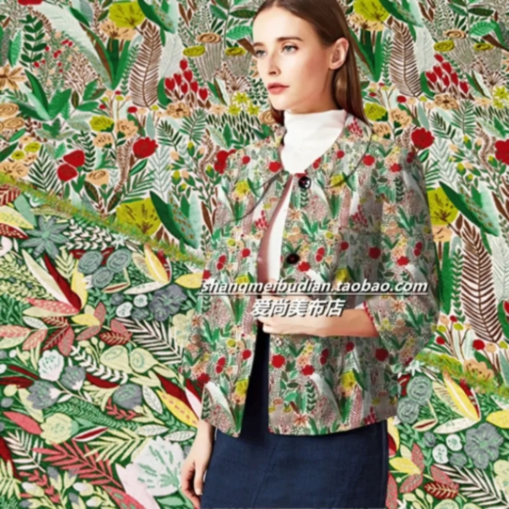 

Парчовая жаккардовая ткань, красочный костюм, платье, детская куртка с хлопковой подкладкой, одежда, модный дизайн, шить, оптовая продажа, материал, ткань