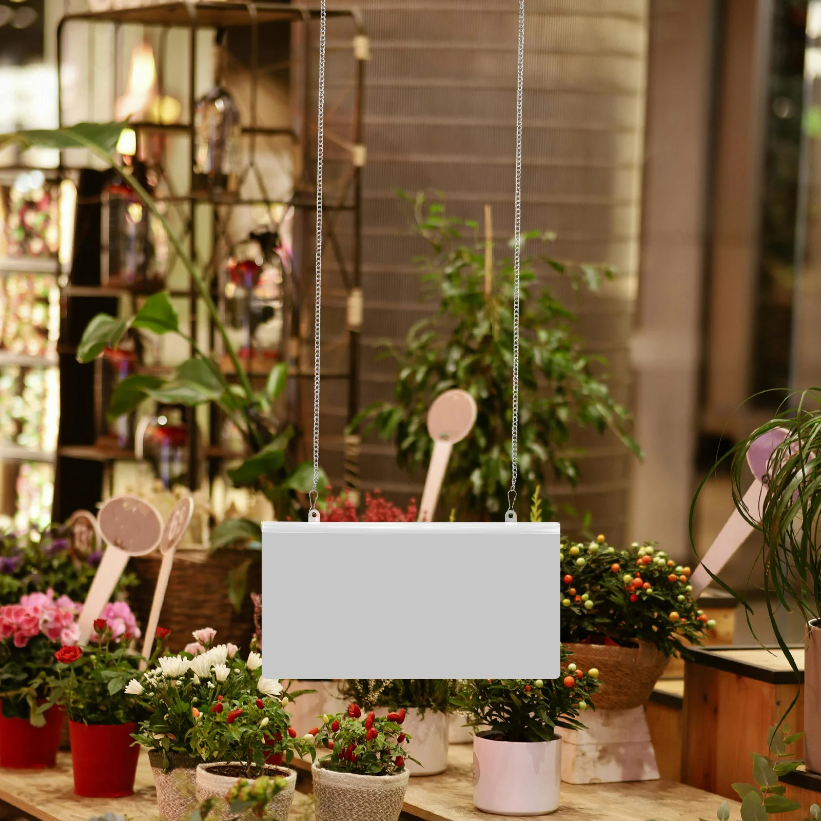 

6Pcs Small Chain for Hanging Crafts Jewelry Making Supplies Banner Display with Connectors Rustic Iron Design for Home Decor