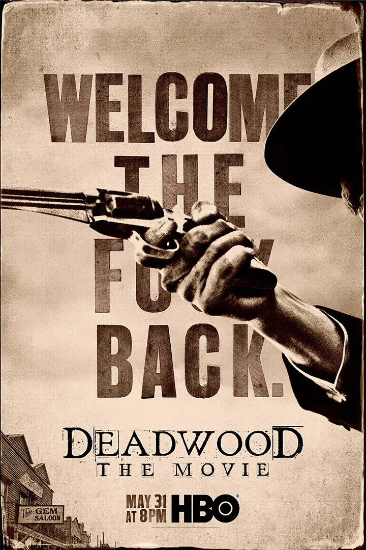 Deadwood The 2019 Movie Art Picture Print Silk Poster Home Wall Decor