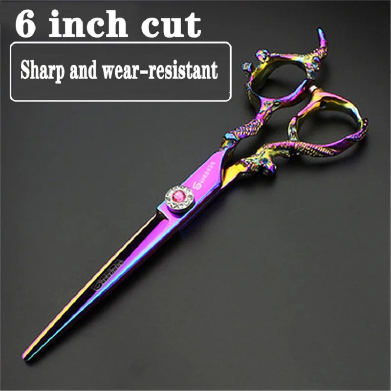 5/6/6.5/7/Inch Professional Hairdressing Scissors Japan 440C Hairdreser Scissors Barber Shears Set Cutting Thinning Haircut 5/6/