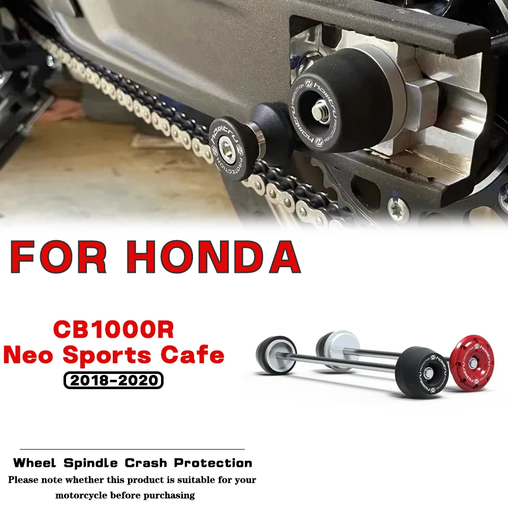 For Honda CB1000R Neo Sports Cafe 2018 2019 2020 Motorcycle Accessories Front Rear Wheel Spindle Crash Protection