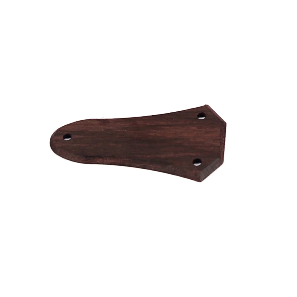 

3 Holes Rosewood Acoustic Guitar Truss Rod Cover Natural Color Durable Protection Replacement for Guitar Truss Rod Cover