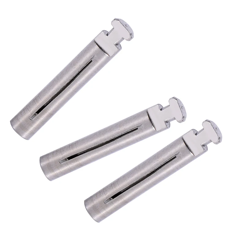 3pcs Stainless Steel Dental Burs Adapter Convertor Dental Burs Adaptor FG 1.6mm High Low Speed Grinding Polisher Accessories
