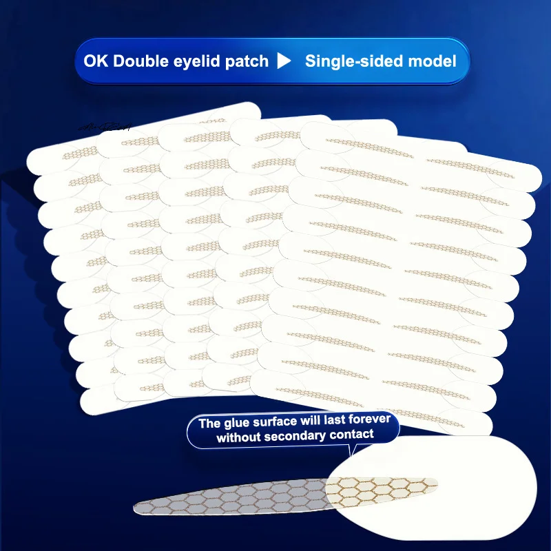 ملصقات جفن مزدوج طبيعي 60/100/120 رقع مع مقبض أشرطة تجميل كبيرة غير مرئية تدوم طويلاً لتشكيل العين #1