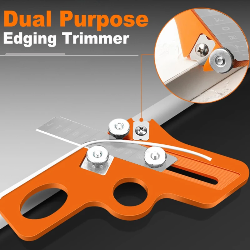 New Woodworking Edge Band Trimmer Manual Trimming Knife Corner Planer Chamfering Fillet Scraper Rounded Arc Manual Planer Tool