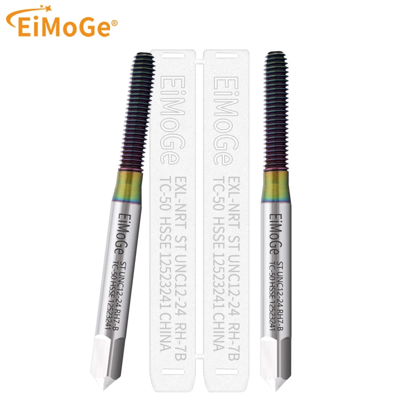 

EiMoGe HSSE-M42 Стандартный метчик для формования рулонов JIS STI ST UNC 4-40 6-32 8-32 10-24 1/4 UNF 10-32 Метчики для машинной резьбы