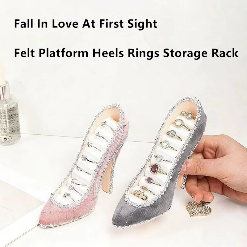 Creative European-style Sofa Jewelry Stand Featuring Ring Earrings Studs Earrings Display Rack High Heel Jewelry Storage Props