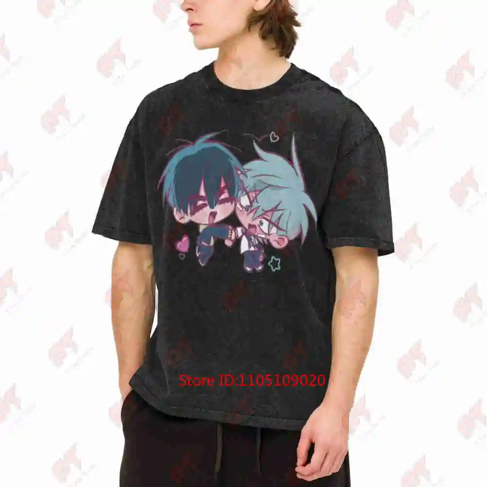 Ivan Till Alien Stage Hip Hop Vintage Washed Tee Pure Cotton T-Shirt