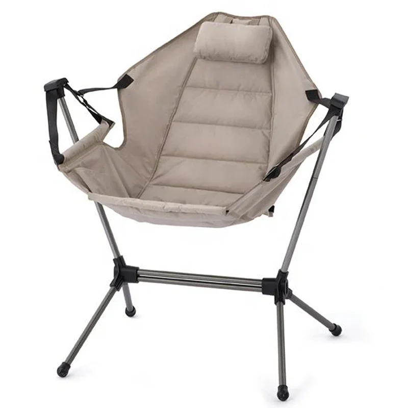 

Goodwin 2023 Camping aluminum frame folding rocking chair fashion travel