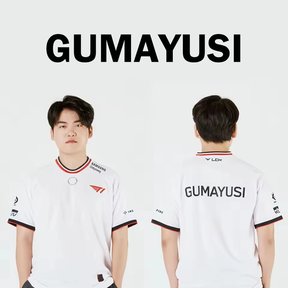 LOL 2025 T1 SKT1 فريق موحد جيرسي جامعة الأساطير MSI FAKER DORAN المشجعين تنفس التدريب تي شيرت للجنسين Esports تيز القمم