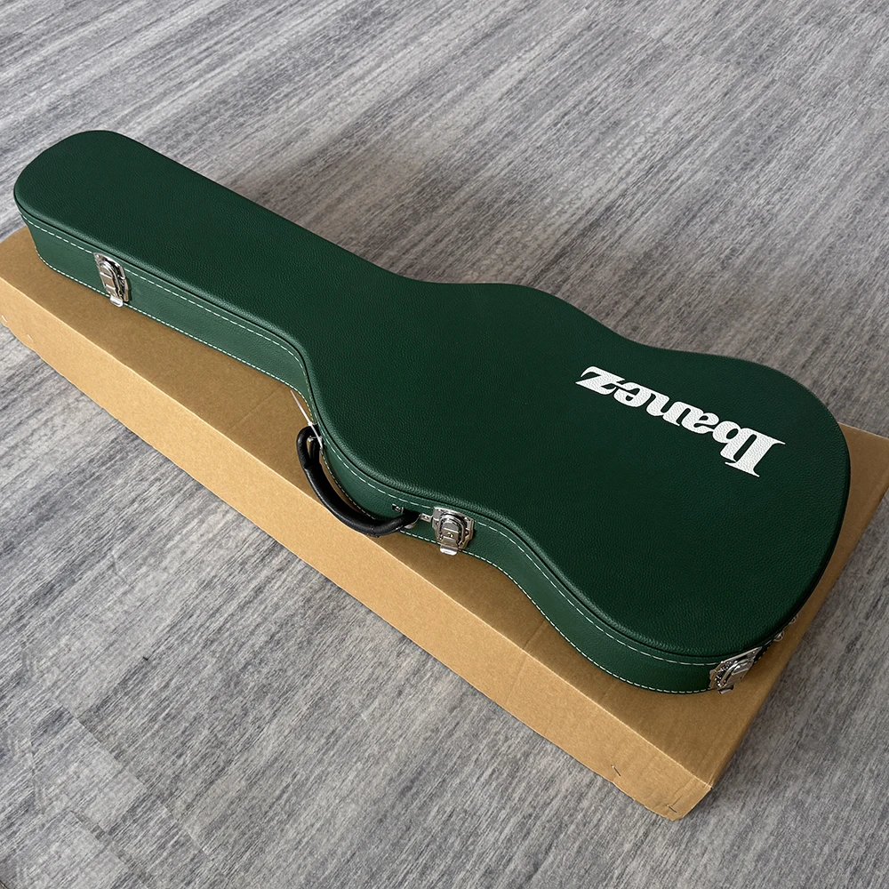 Estojo Universal para Guitarra Elétrica Ibanez Série, Estojo de Guitarra Verde de Alta Qualidade com Trava para Viagens Aérea...