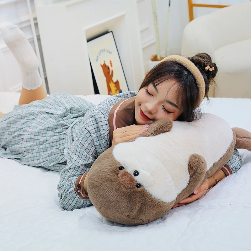 Soft Cute Seal Plush Toy Otter Stuffed Animal Hugging Sleep Pillow Christmas Gift For Girls Kids Plushie Cuddly Toy
