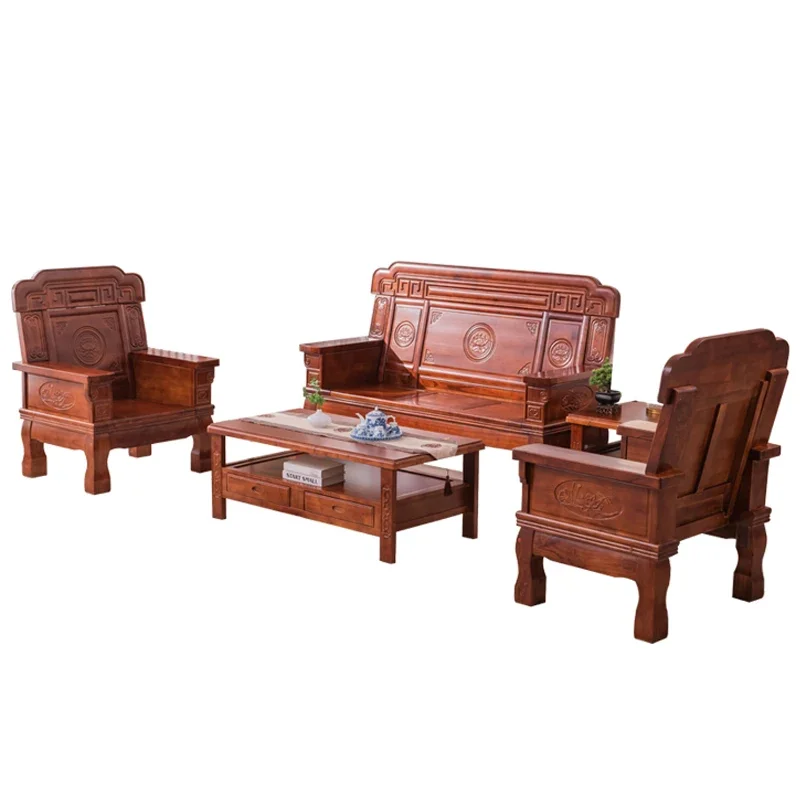 

Burgundy Antique Living Room Sofas Minimalist Italian Designer Armchair Sofas Modern Nordic Wooden Canape Salon Home Furniture