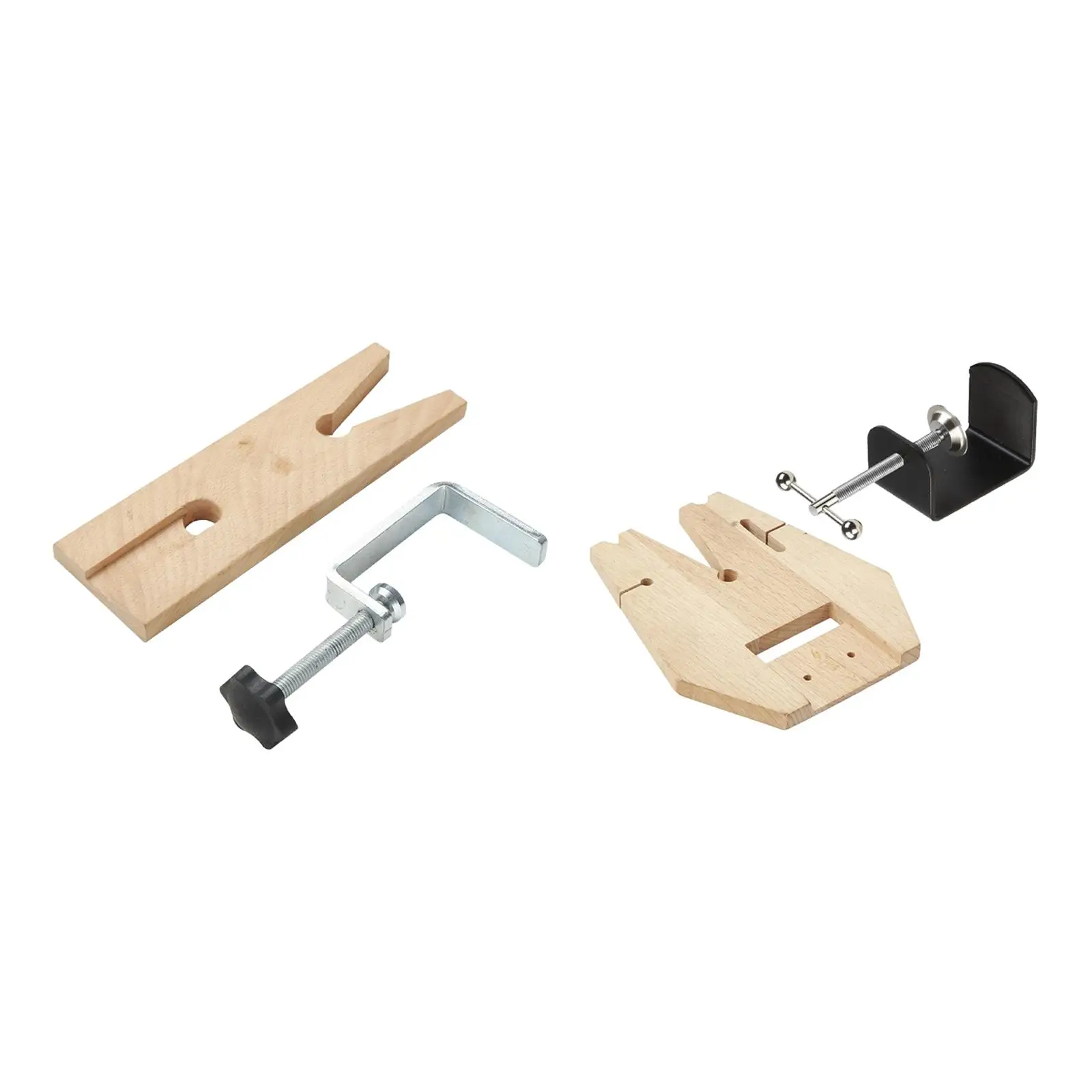 Bench Pin Clamp Set Wooden Workbench Bench Vice Jewelers Bench Portable Jeweler Table Clamp for Jewelry Processing