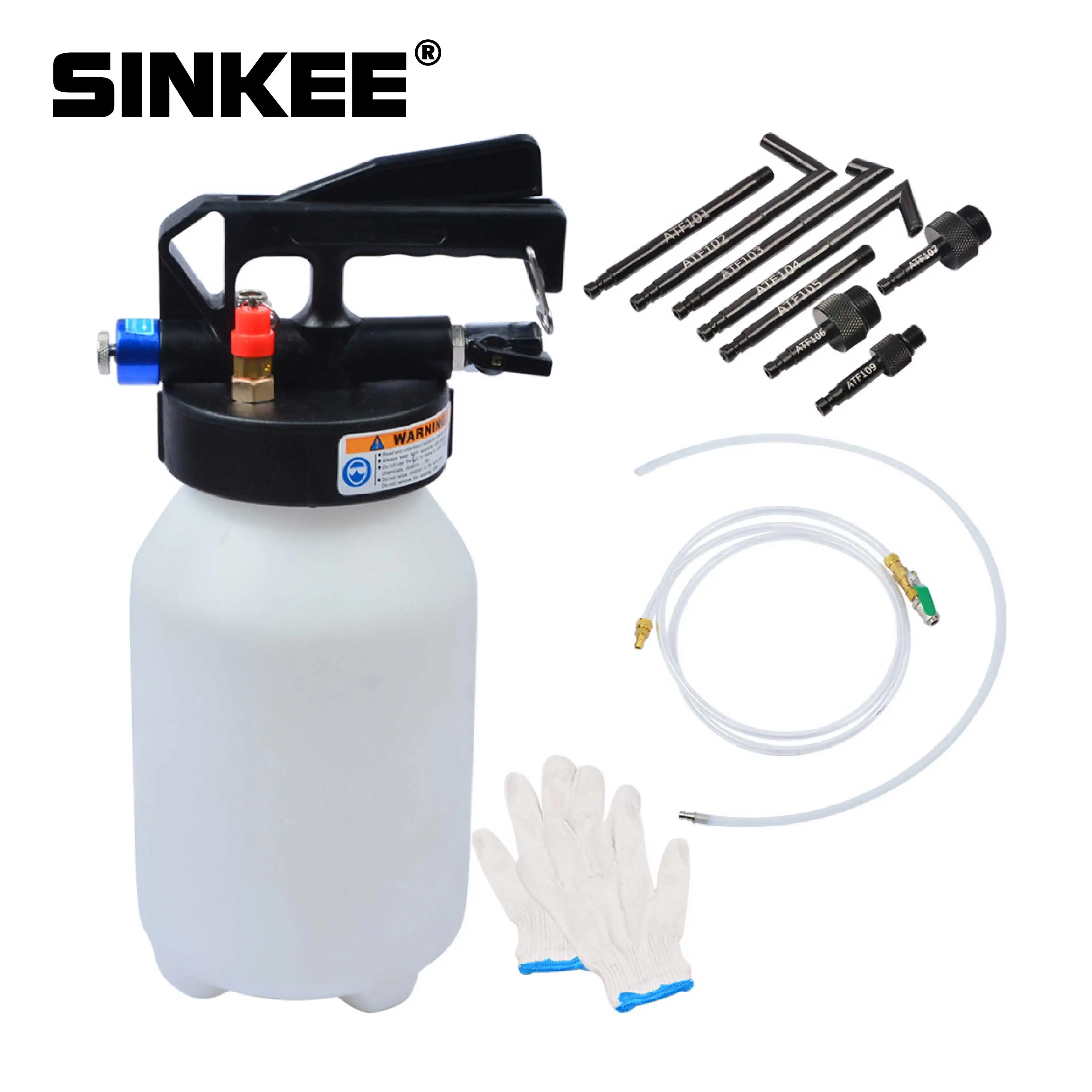 3L Air/Pneumatic ATF Refill System Dispenser Oil and Liquid Extractor Automatic Transmission Fluid Pump Tool Set