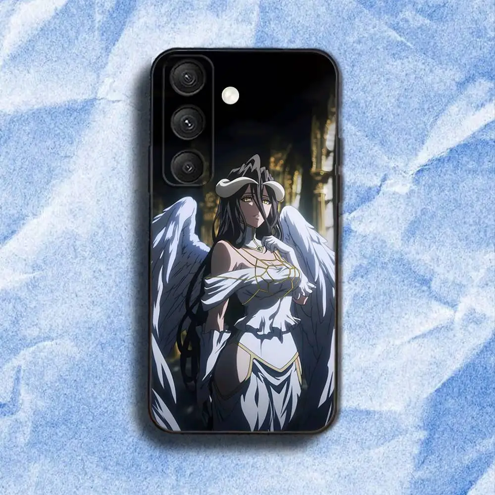 حافظة هاتف A-Albedo Overlord-S لهاتف سامسونج S 25,24,23,22,30,21,10,9,Ultra,Plus,Lite,FE,4,5G حافظة ناعمة سوداء #5