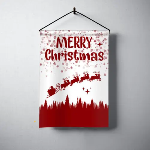Merry Christmas Flag, Santa Claus Sleigh Flag, Christmas Santa Claus Flag GGP FFL EEN AAL HHM WZZ yyi