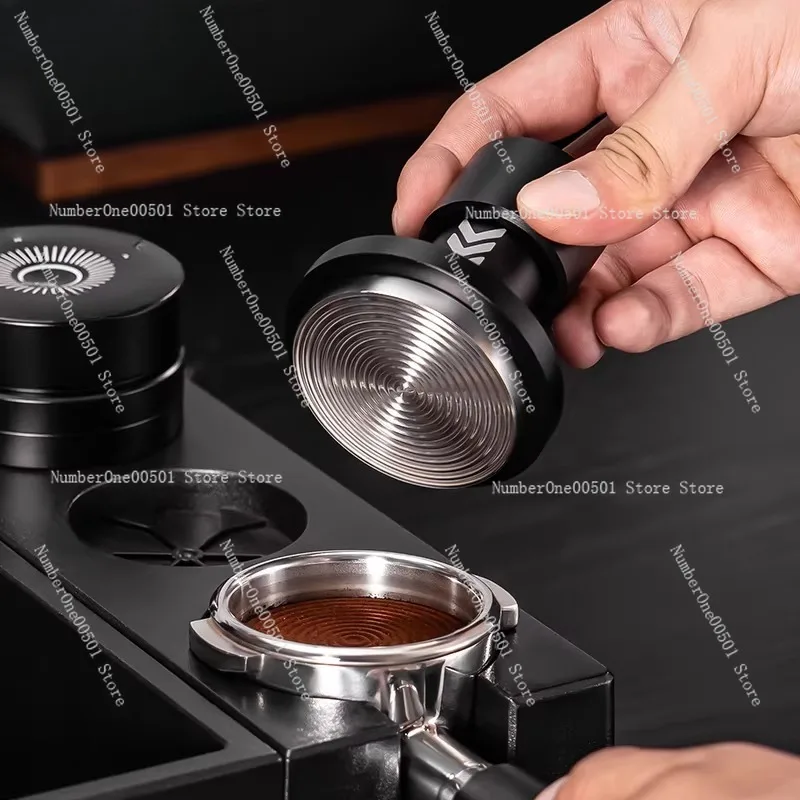 

YFQ-CJ Constant Pressure Impact Tamper For Espresso Coffee 51 53 58mm Spring Loaded Tamping Tool