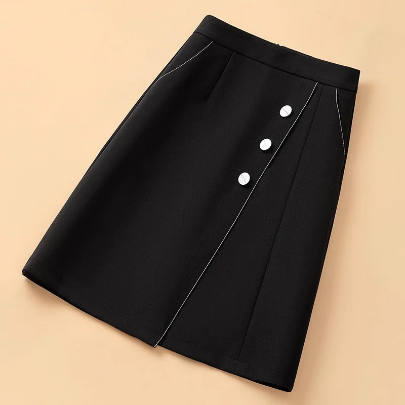 

Необычная полуюбка для женщин, летний тонкий стиль, элегантная миниатюрная облегающая юбка трапециевидной формы средней длины