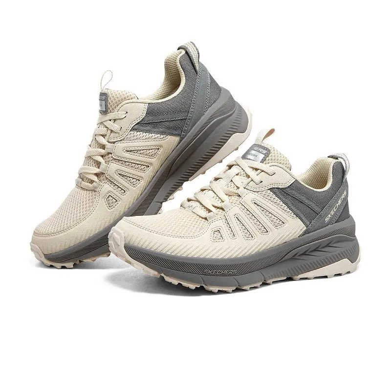 Skechers Womens Non Slip Hiking Shoes Durable Breathable Outdoor Trail Sneakers 180162-NTGY