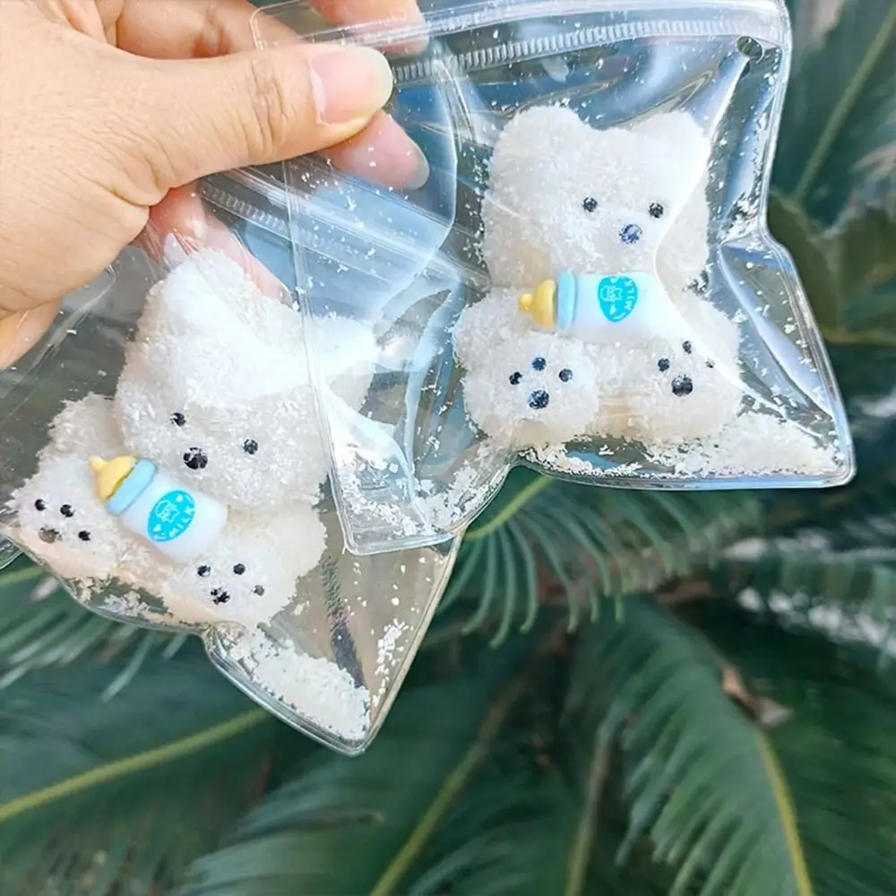 Bonito dos desenhos animados pequeno urso coelho squeeze brinquedo engraçado macio lento rebote liberação de estresse brinquedos criativos brinquedos de descompressão crianças presentes