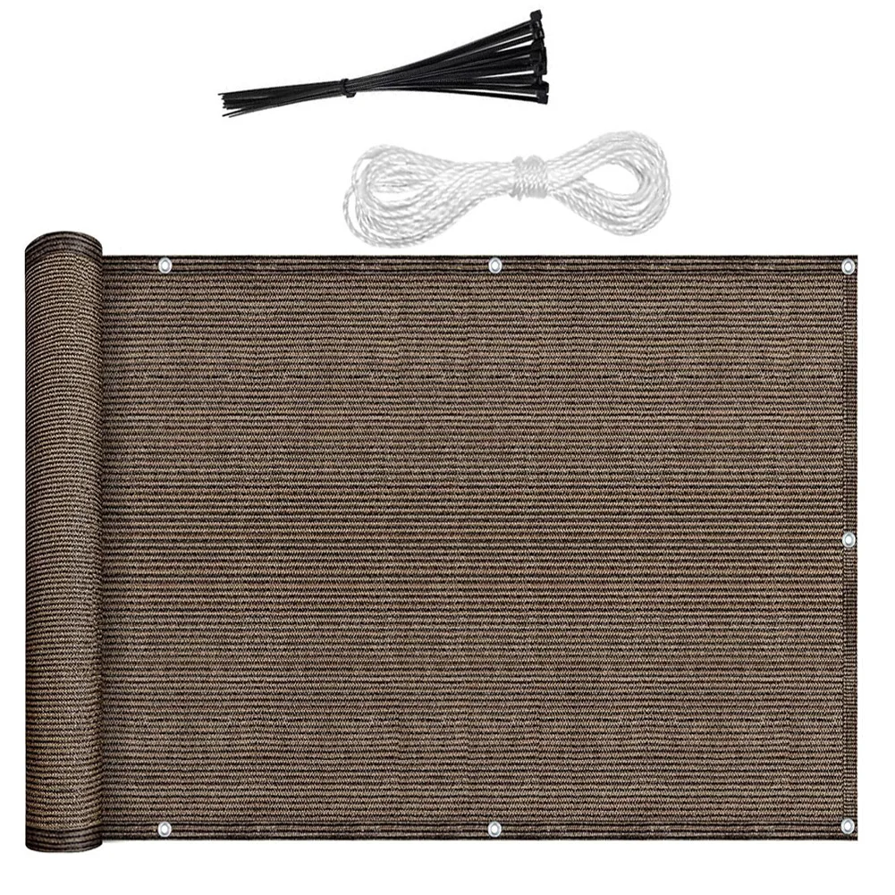 

90% Privacy Screen Netting Cable Zip Ties Included Privacy Screen Fence Fencing Mesh Shade Net Cover for Outdoor Back Yard
