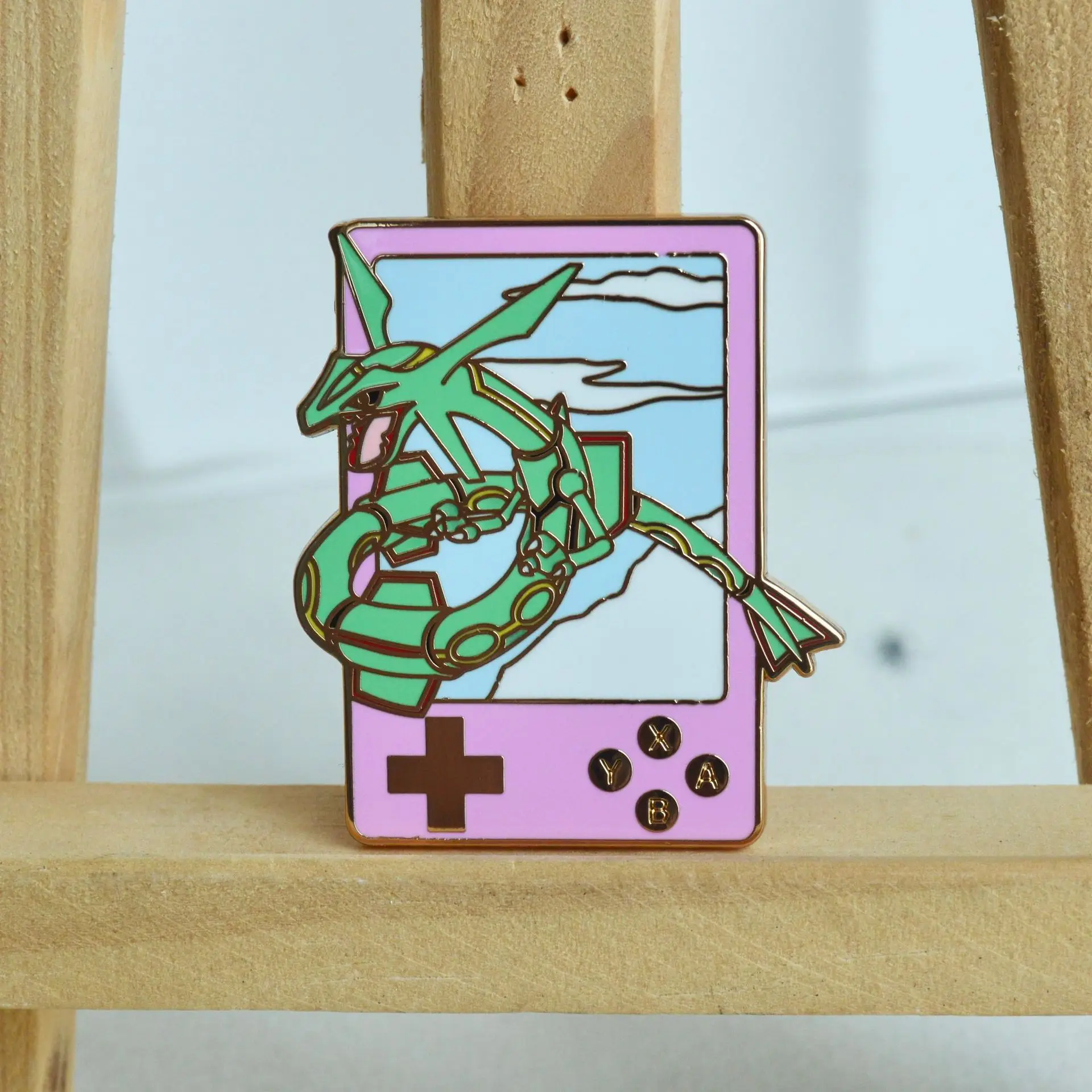 

Japanese Anime Hard Enamel Pin Green Dragon Badge On Backpack Lapel Pins Brooches for Jackets Cosplay Accessories Gift Toys