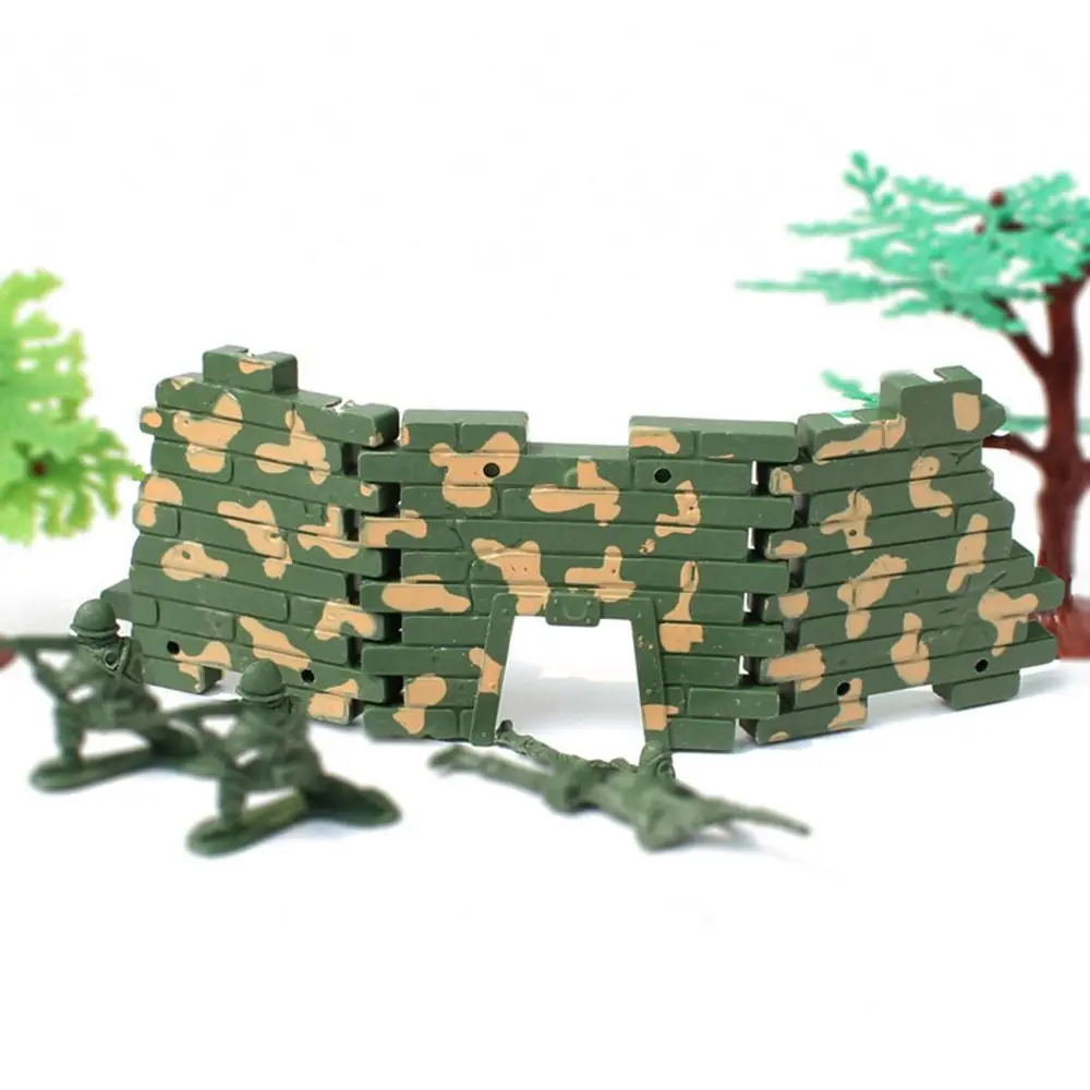 1Set Military Szene Zubehör Deutsch Armee Basis Stacheldraht Gebäude Block Zaun Isolation Net Tür Teile MOC Ziegel Spielzeug kinder