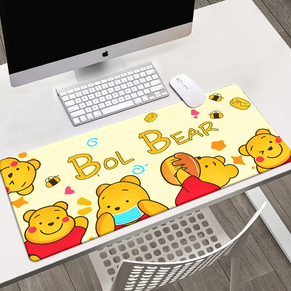 Winnie the Pooh Cartoon Mouse Pad Keyboard Gaming Accessories Mouse Mats, Game Office  coffee table coasters mat, Set up desktop