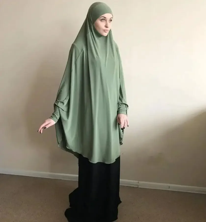 

Мусульманский длинный химар Формальная молитвенная одежда Хиджаб Женский топ Рамадан Никаб Берка Турция Намаз Бурка Мусульманский Ид Джилбаб Джеллаба