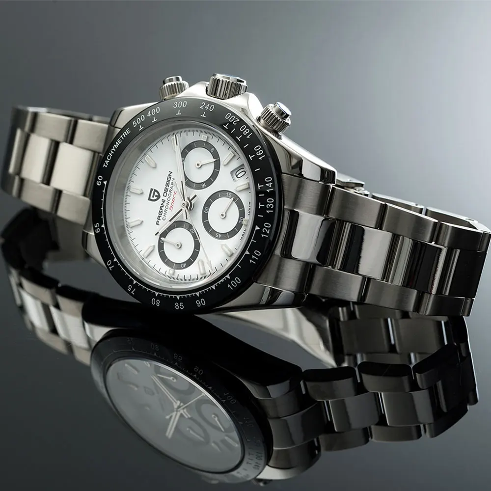 

PAGANI DESIGN 2026 New 40mm Quartz Watch Men Business Wristwatch Chronograph Men Watches VK63 Waterproof Wrist Watch Men PD-1644