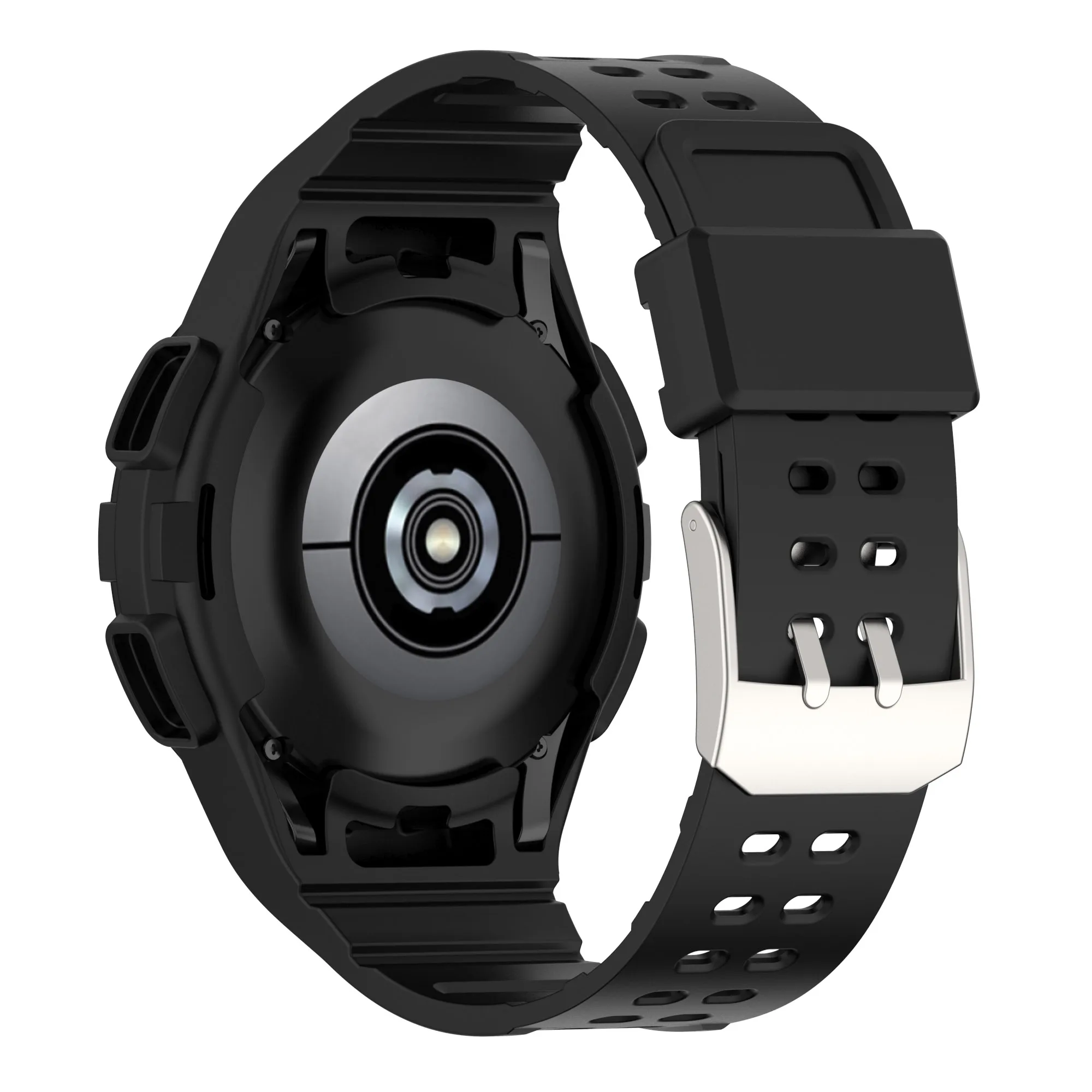 سيليكون حزام (Band) ساعة لسامسونج غالاكسي ساعة 4 44 مللي متر 40 مللي متر الكلاسيكية 46 مللي متر حزام حزام الساعات ل غالاكسي Watch4 سوار معصمه