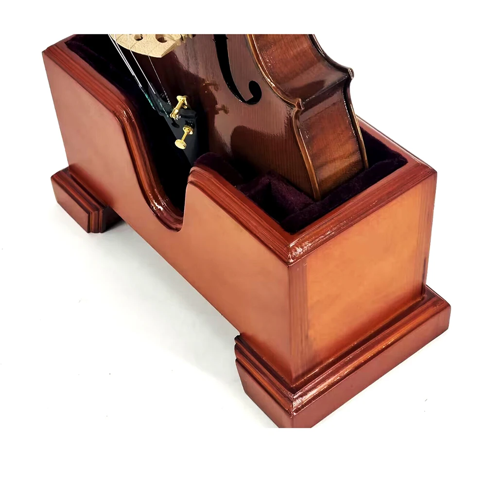 Durable Solid Wood Base Violin Stand, Violin Accessories