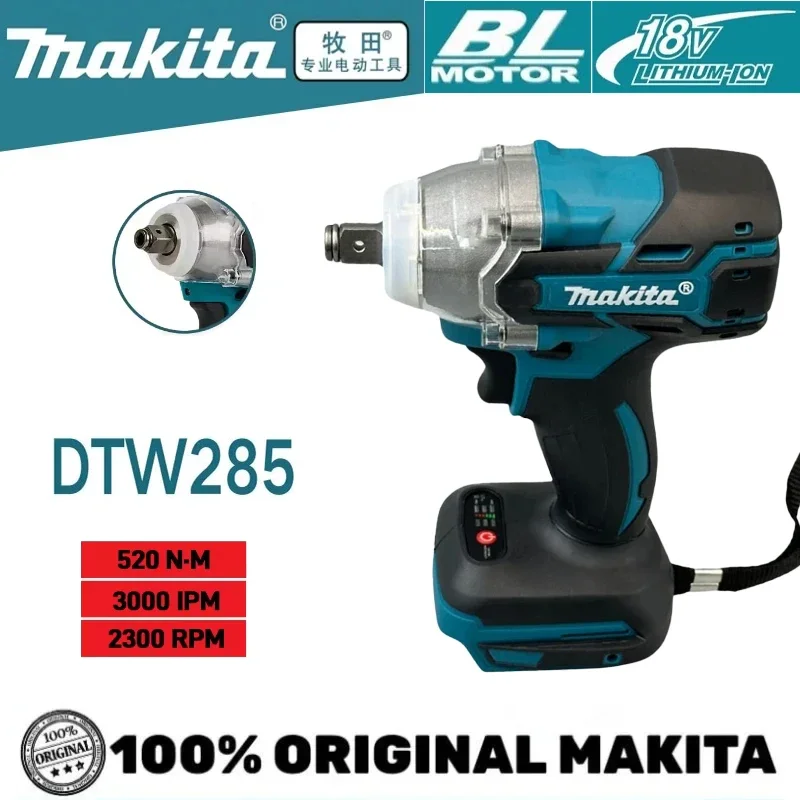 

Original18V Makita DTW285Tools Impact Wrench Machine Brushless Cordless Electric Wrench High Torque Tool For Makita 18V Battery
