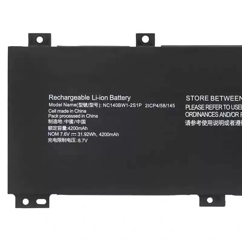 

Laptop Battery NC140BW1-2S1P 0813002 For IdeaPad 100S 0813002 80R9 100S-14IBR 100S-141BR Series 7.6V/31.92WH/4200mAh