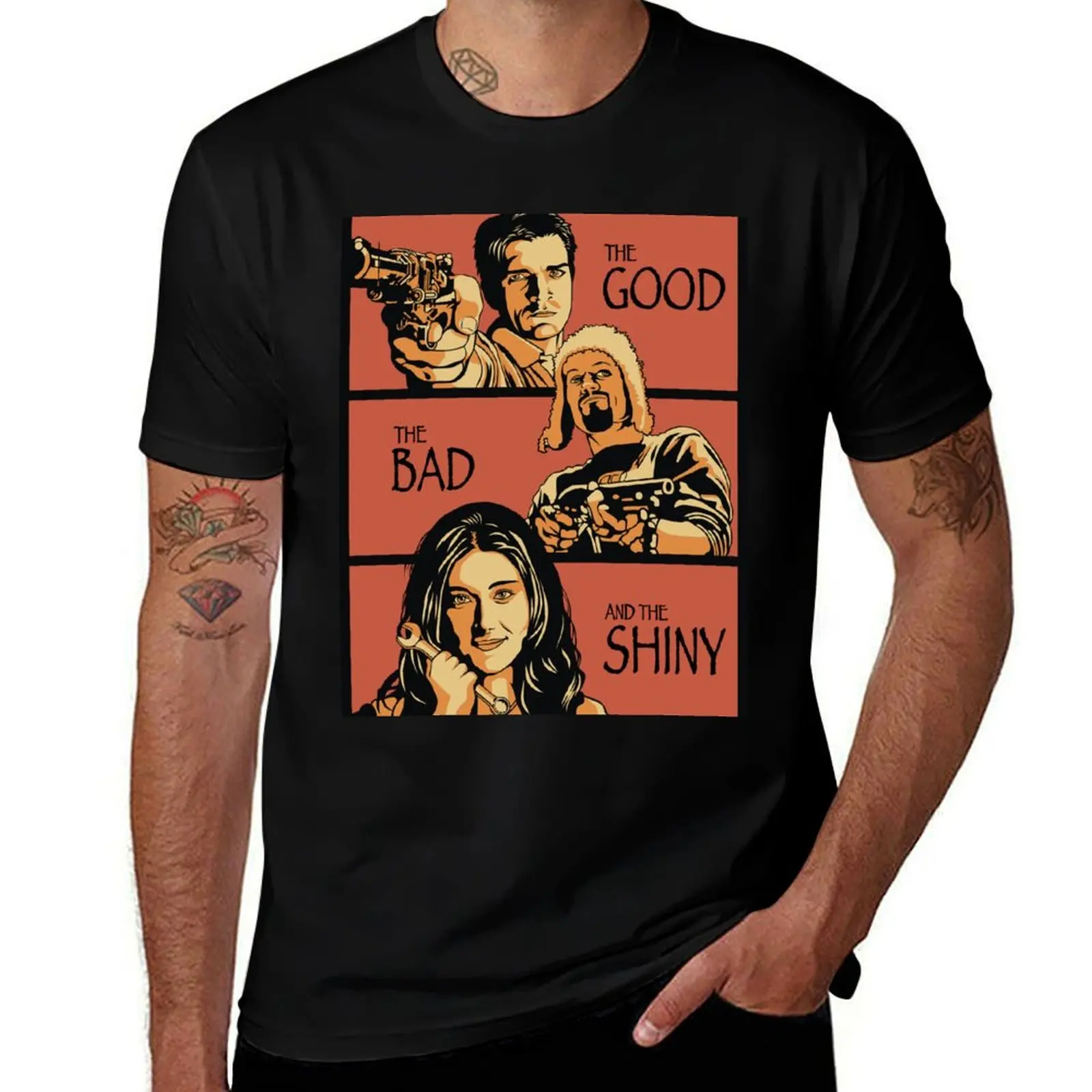 

The Good, The Bad, And The Shiny T-Shirt man t shirt heavy cotton t shirts with prints T-Shirt