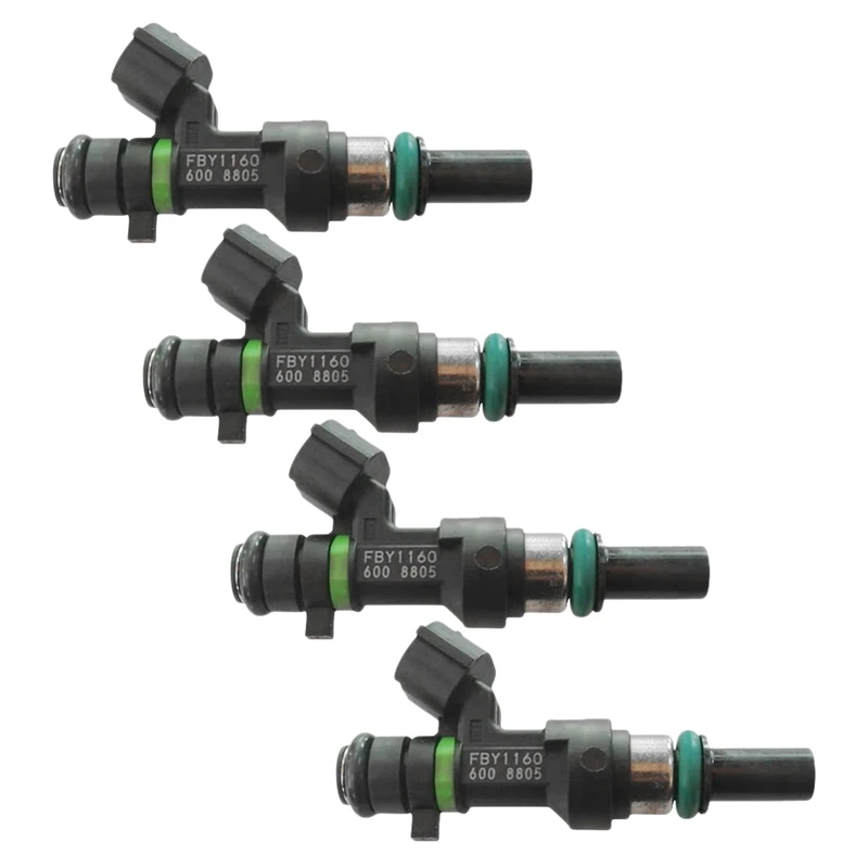 4PCS Car Fuel Injector 16600-ED000 For Nissan Versa 2008-2011 1.6L FJ1075 M1331 FBY1160 239142