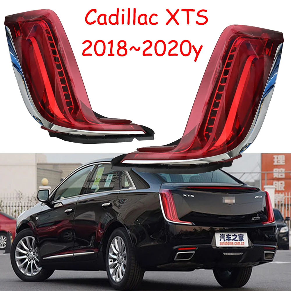 1pcs car bumper tail light for Cadillac XTS taillight Taillamp LED 2018~2020y car accessories for Cadillac XTS fog lamp