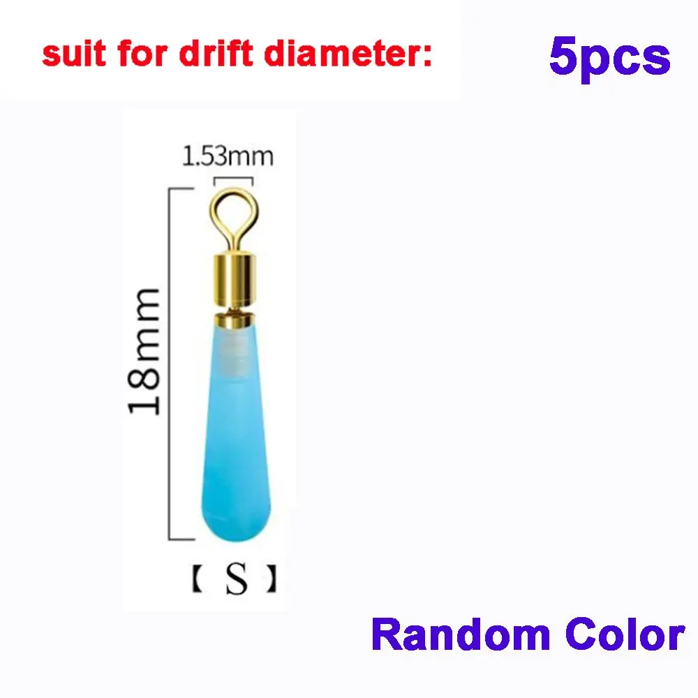

Float Metal Color Silicone Tool Copper Head Fishing Gear Connector Fishing Floats Rotation Drift