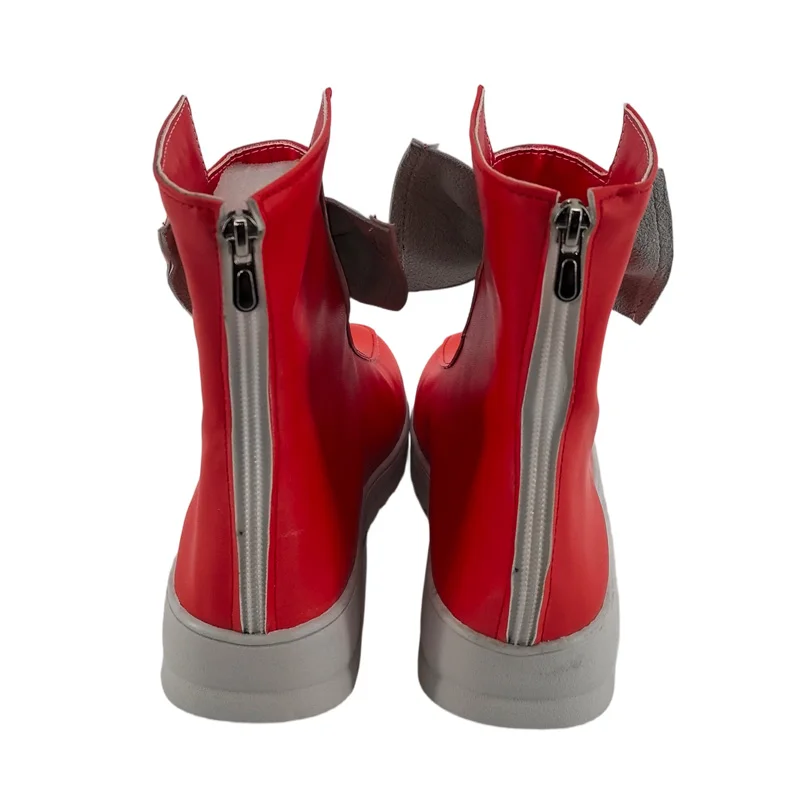 Game Touhou Project Fujiwara no Mokou Cosplay Shoes Artificial Leather Boots For Women