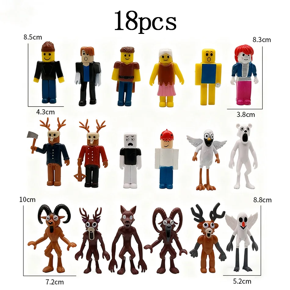 جديد 18 قطعة/المجموعة 99 ليال في الغابة الغزلان اللعب فيلم الحيوانات المحشوة الغزلان لعبة المشجعين هدايا عيد الميلاد لعب للأطفال هالوين هدية