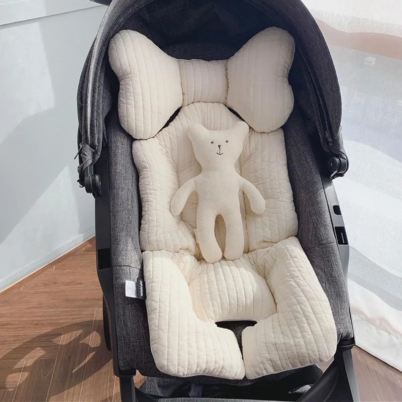 

Baby Stroller Mattress Seat Cushion for Newborn Thicken Stroller Accessories Cotton Diapers Changing Nappy Pad Car Seat Cover