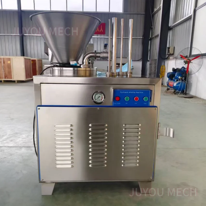 Heavy Duty Stainless Steel Hot Dog Sausage Stuffing Making Machine Automatic Hydraulic Sausage Meat Filler Stuffer