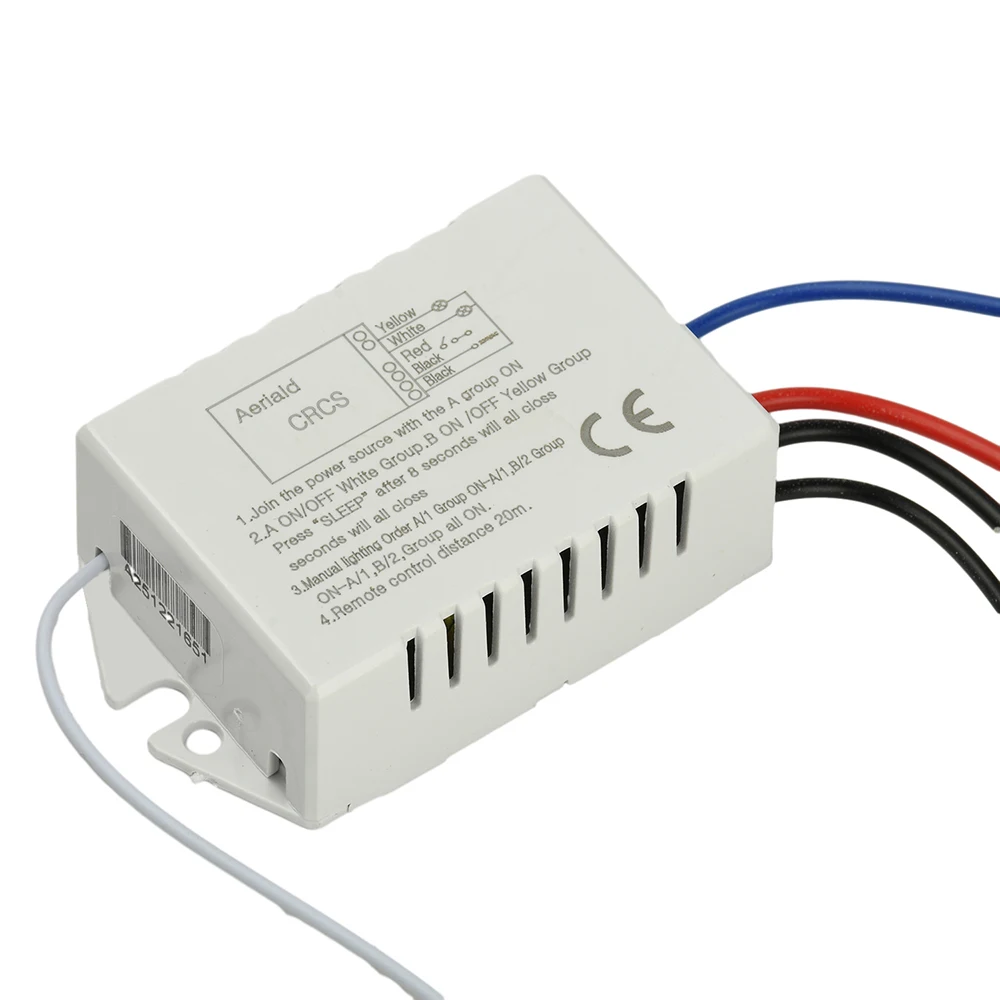 220V Kabelloser Fernbedienungsschalter, Durchwand-Industriebeleuchtungs-Leistungsschalter, 1/2/3-Wege-Haushaltsschalter für einfache Steuerung – Detail 3
