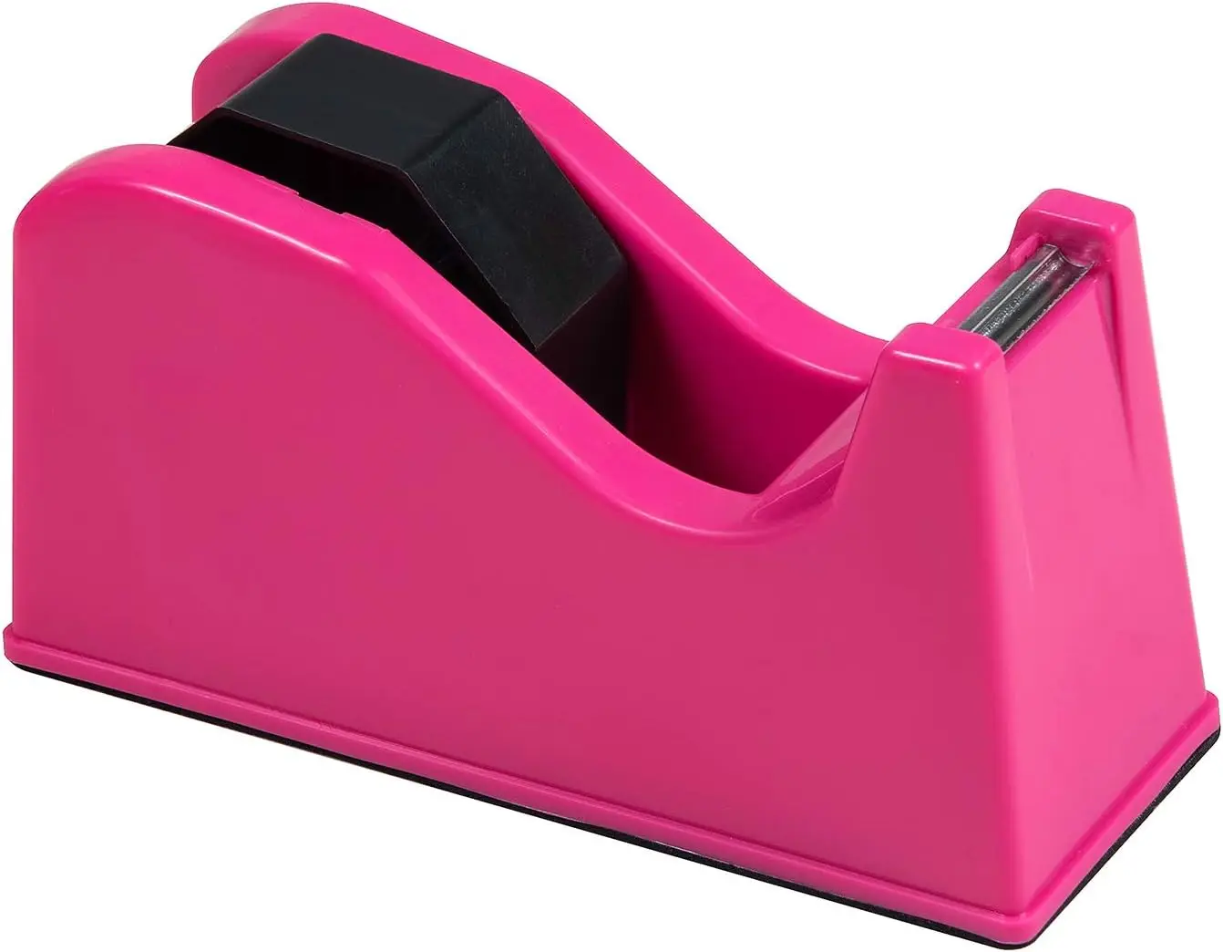 2pcs-desktop-tape-dispenser-adhesive-roll-holder-thermal-tape-cutter-with-weighted-nonskid-base
