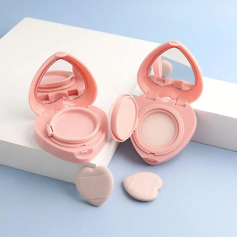 ● Estojo Mini Recarregável 5g para Air Cushion, Caixa Vazia Portátil para Puff, Recipiente Cosmético DIY para BB Cream, Base, Maquiagem, Kit de Viagem