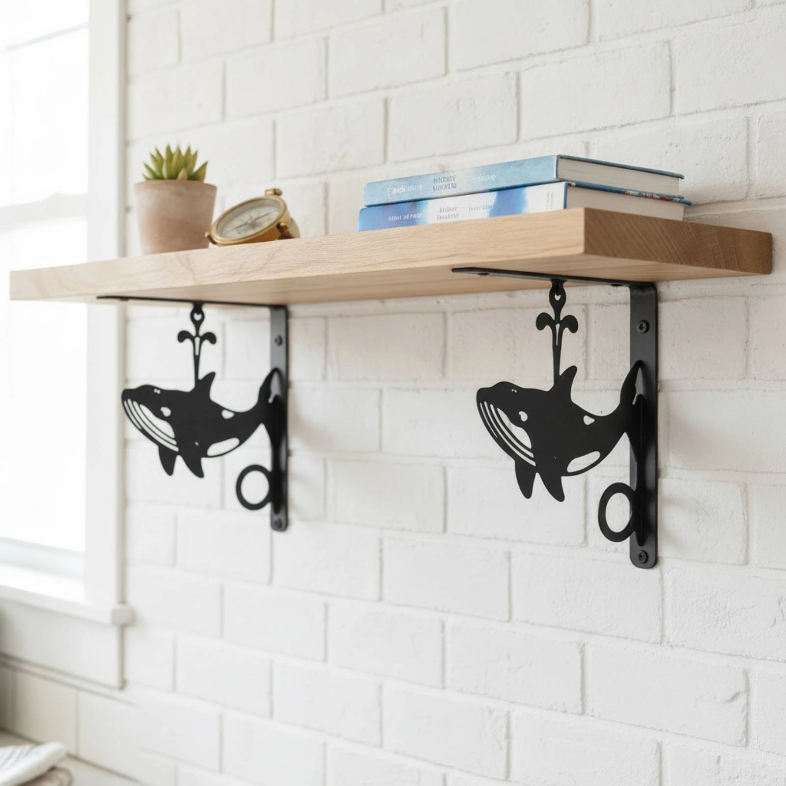 Shelf Bracket Decorative Wall Bracket Corner Brace Long-Lasting Hardware Industrial for DIYers, Living Room, Kitchen