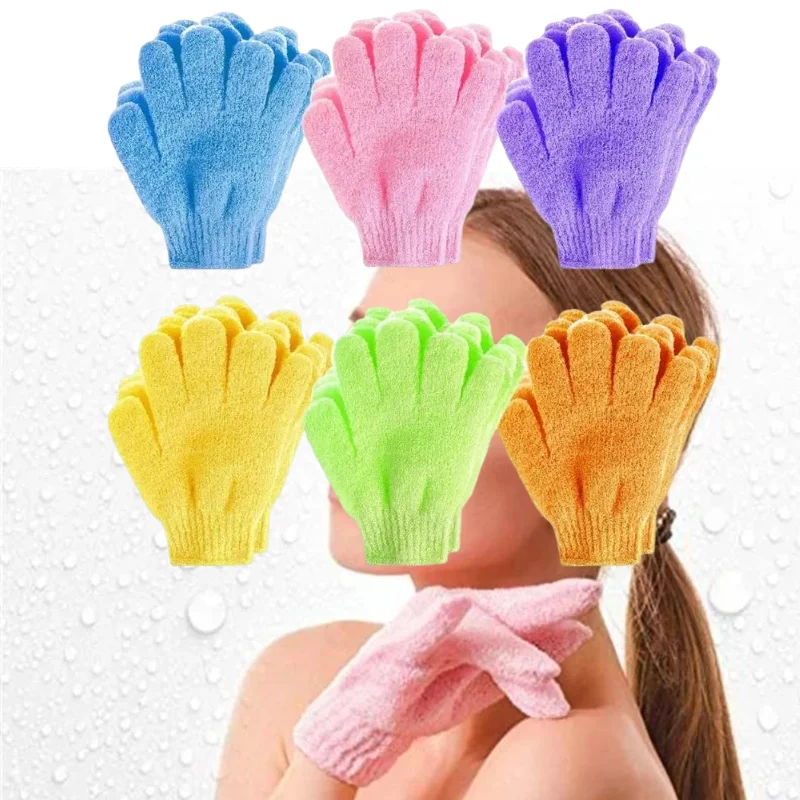 Bad Peeling Handschuh Wisp für Körper Dusche Handtuch Peeling Körper wäsche Bad liefert elastische Wisch zurück Bad Reinigungs handschuhe