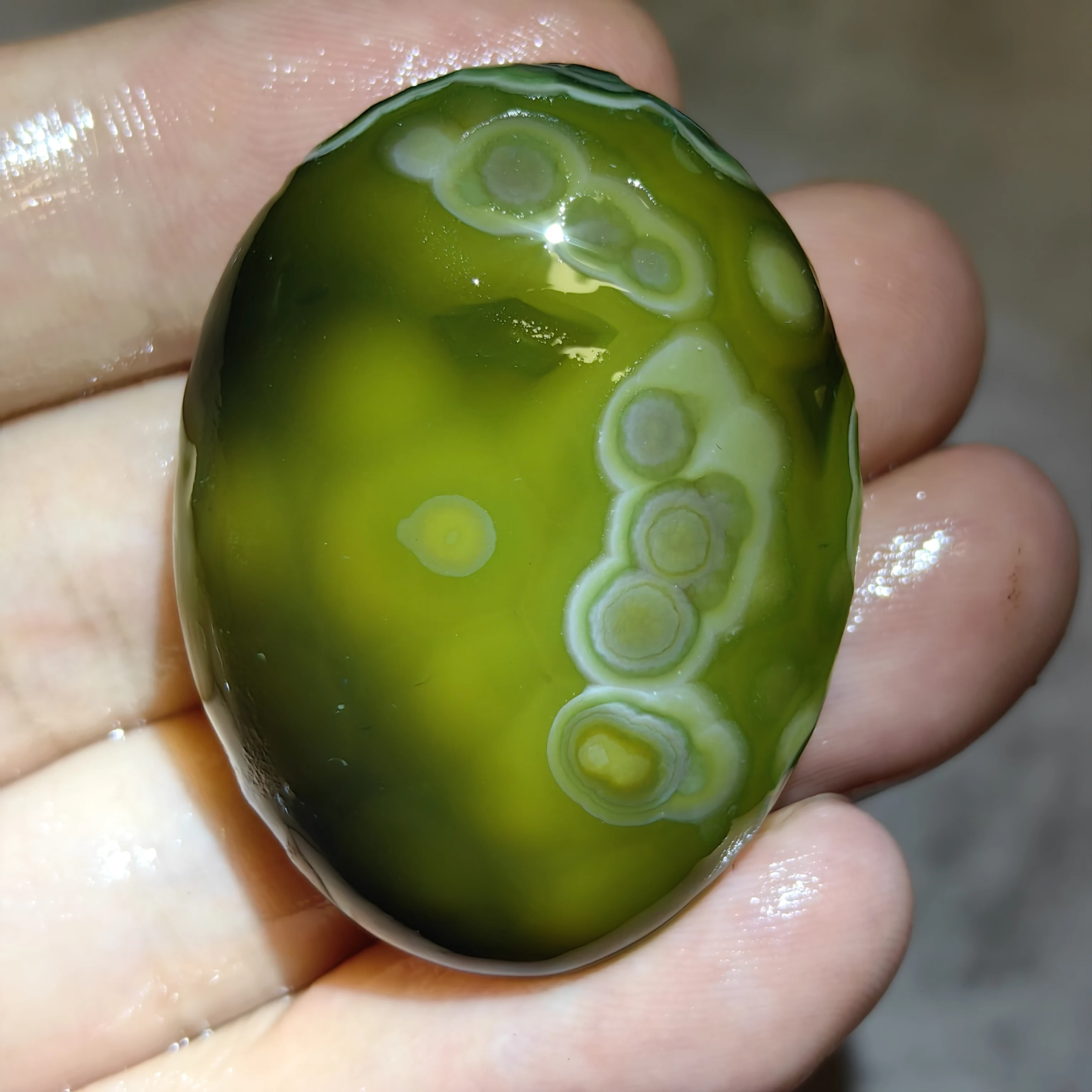 Pure Natural Divine Eye Agate Alxa Gobi Eye Mineral Specimen Energy Spiritual relief sculpture Stone For Jewelry Making Handmade