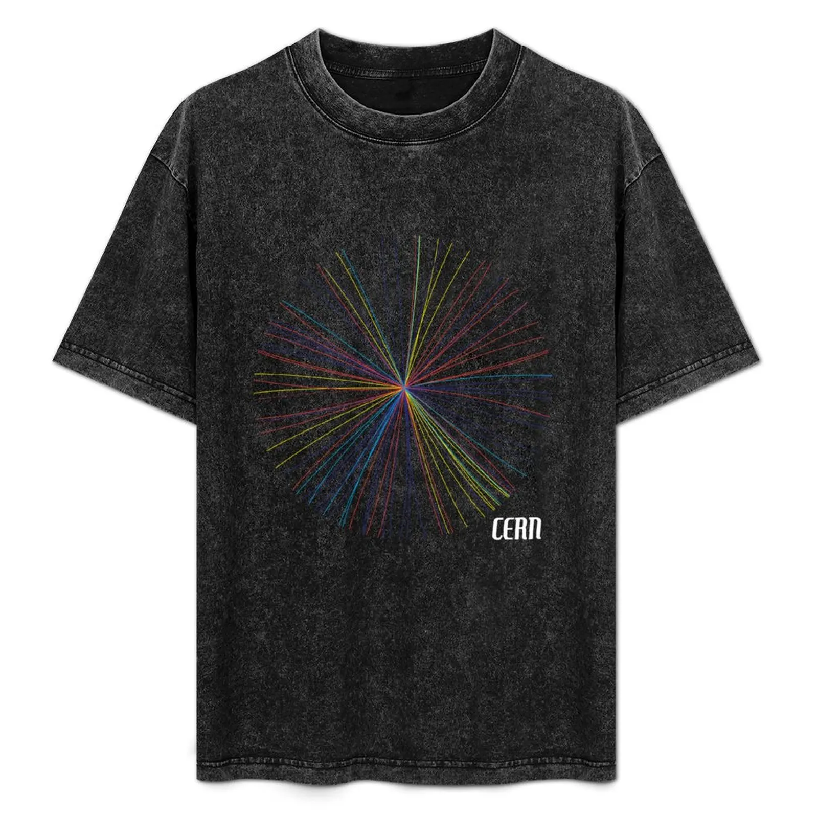 

Circular Explosion Rainbow Nonsense T-Shirt Plus Size Summer Short Sleeve T-Shirt